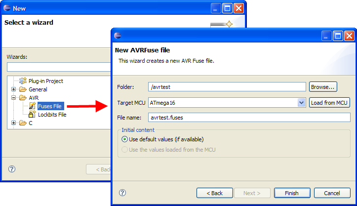 fuse file wizard